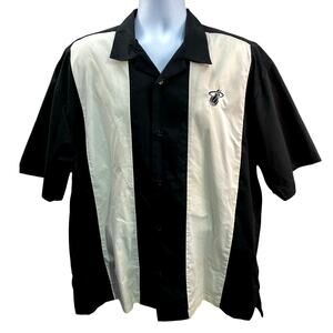 Miami Heat NBA Basketball Button Down Men's Shirt Size XL Exclusive Collection